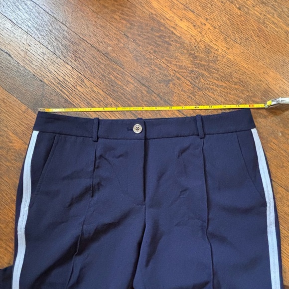 Tommy Hilfiger Navy Side Stripe Zip Hem Pants Size 6 - Picture 4 of 8